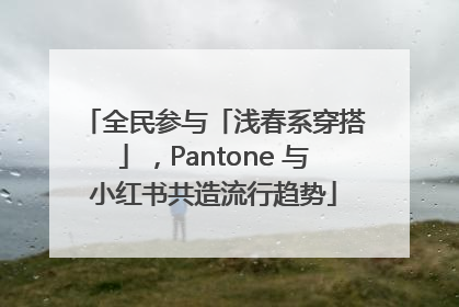 全民参与「浅春系穿搭」，Pantone 与小红书共造流行趋势